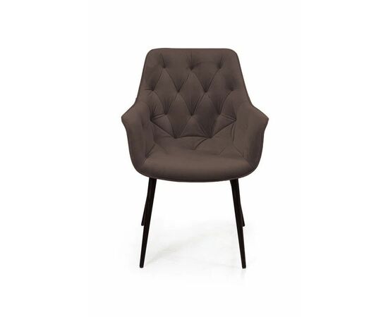 Стул Archi, бархат антрацит 14, опора конус, изображение 3 | Интернет магазин мебели и декора LifeDekor