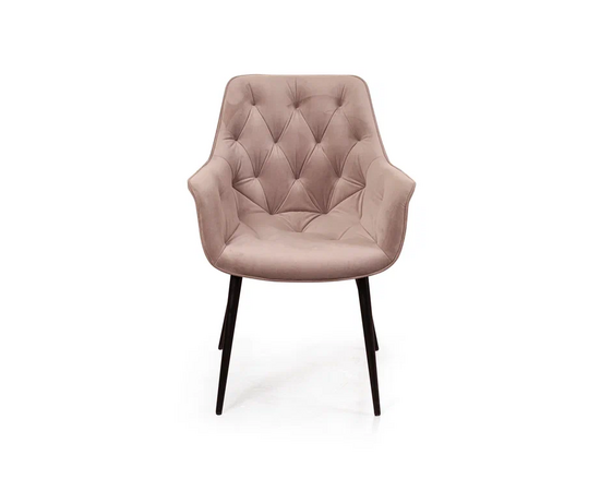 Стул Archi, бархат бежевый 5, опора конус, изображение 3 | Интернет магазин мебели и декора LifeDekor