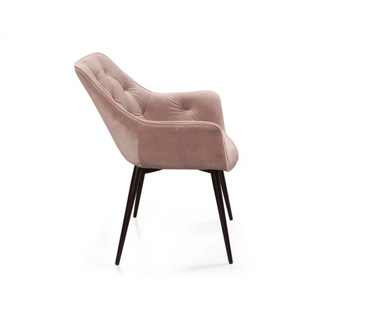 Стул Archi, бархат бежевый 5, опора конус, изображение 4 | Интернет магазин мебели и декора LifeDekor