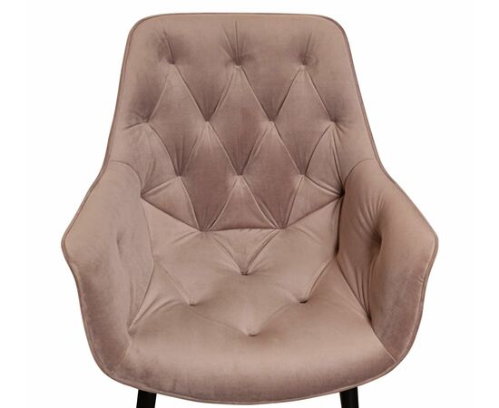 Стул Archi, бархат бежевый 5, опора конус, изображение 7 | Интернет магазин мебели и декора LifeDekor