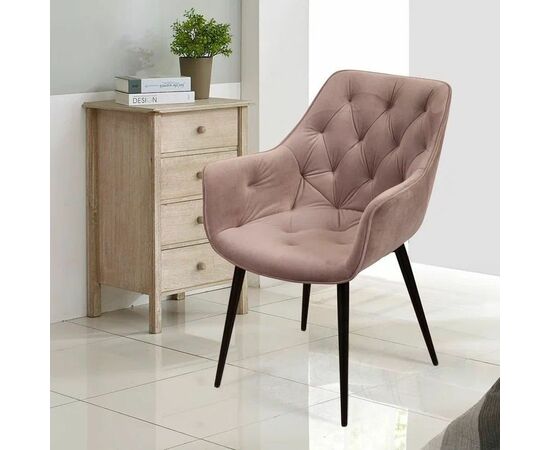 Стул Archi, бархат бежевый 5, опора конус, изображение 8 | Интернет магазин мебели и декора LifeDekor