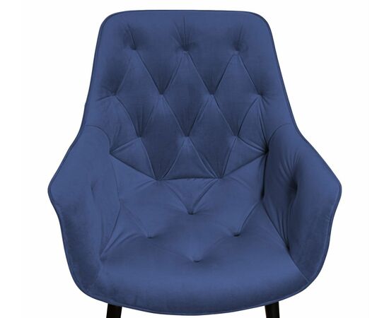 Стул Archi, бархат синий 29, опора конус, изображение 7 | Интернет магазин мебели и декора LifeDekor