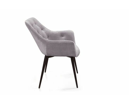 Стул Archi, бархат светло-серый 26, опора конус, изображение 4 | Интернет магазин мебели и декора LifeDekor