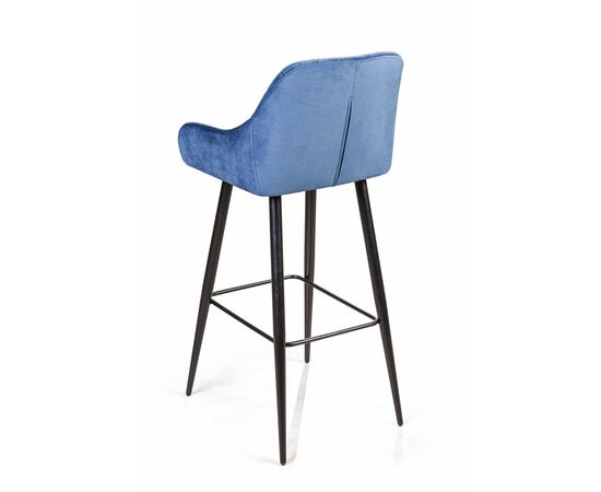 Стул барный Robert, бархат синий 29, изображение 5 | Интернет магазин мебели и декора LifeDekor
