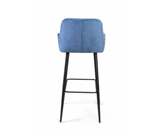 Стул барный Robert, бархат синий 29, изображение 4 | Интернет магазин мебели и декора LifeDekor