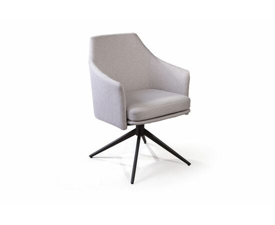 Стул Ben с подлокотниками, светло-серый, изображение 3 | Интернет магазин мебели и декора LifeDekor