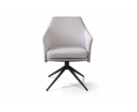 Стул Ben с подлокотниками, светло-серый, изображение 2 | Интернет магазин мебели и декора LifeDekor