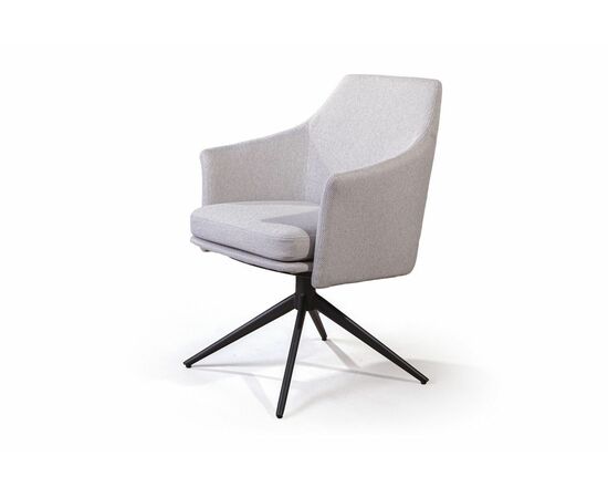 Стул Ben с подлокотниками, светло-серый, изображение 5 | Интернет магазин мебели и декора LifeDekor