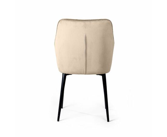 Стул Berg, бархат светло-бежевый 2, изображение 5 | Интернет магазин мебели и декора LifeDekor