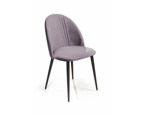 Стул Franco, бархат светло-серый 26 | Интернет магазин мебели и декора LifeDekor