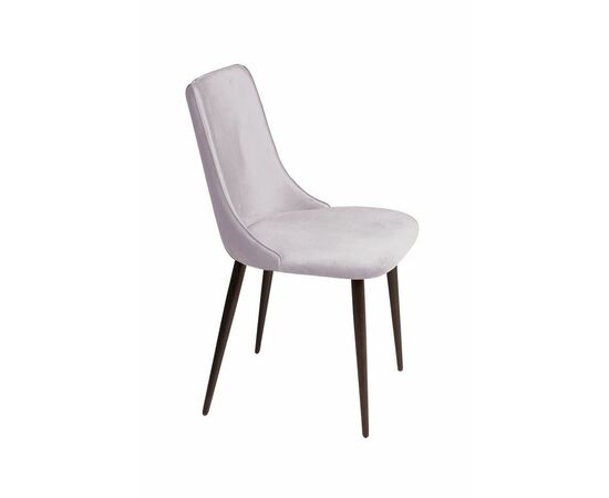 Стул Joe, бархат светло-серый 26 | Интернет магазин мебели и декора LifeDekor