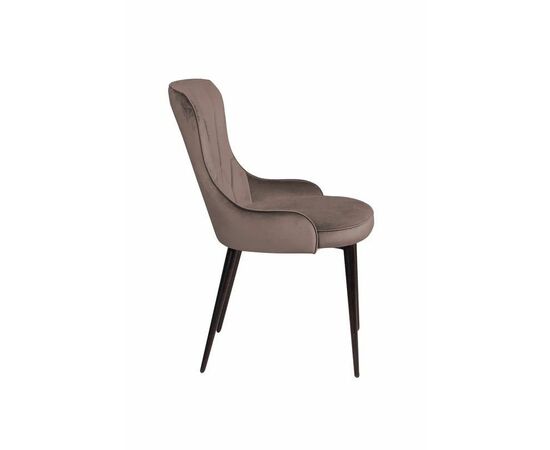 Стул Leonardo, бархат антрацит 14, изображение 4 | Интернет магазин мебели и декора LifeDekor