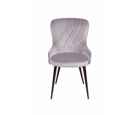Стул Leonardo, бархат светло-серый 26, изображение 3 | Интернет магазин мебели и декора LifeDekor