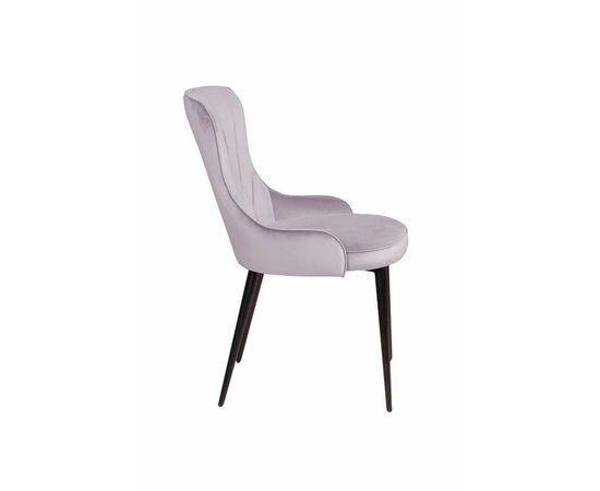 Стул Leonardo, бархат светло-серый 26, изображение 4 | Интернет магазин мебели и декора LifeDekor