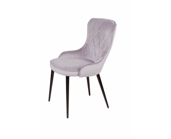 Стул Leonardo, бархат светло-серый 26, изображение 6 | Интернет магазин мебели и декора LifeDekor