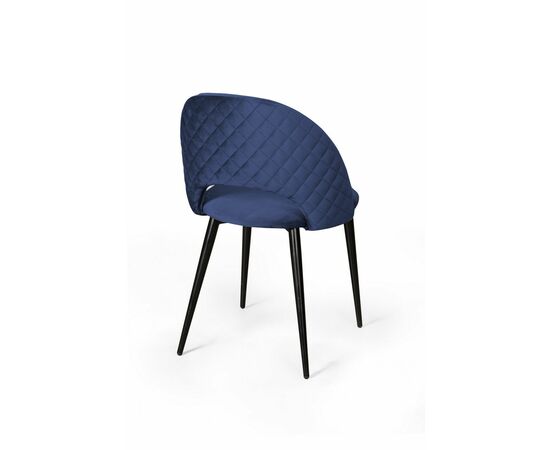 Стул Max ромб, бархат синий 29, изображение 4 | Интернет магазин мебели и декора LifeDekor