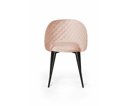 Стул Max ромб, бархат светло-бежевый 2, изображение 5 | Интернет магазин мебели и декора LifeDekor