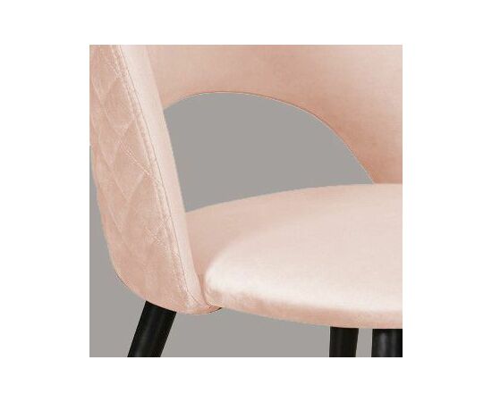 Стул Max ромб, бархат светло-бежевый 2, изображение 6 | Интернет магазин мебели и декора LifeDekor