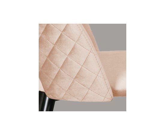 Стул Max ромб, бархат светло-бежевый 2, изображение 7 | Интернет магазин мебели и декора LifeDekor