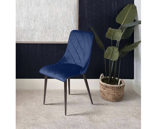 Стул Patrik, бархат синий 29, изображение 8 | Интернет магазин мебели и декора LifeDekor