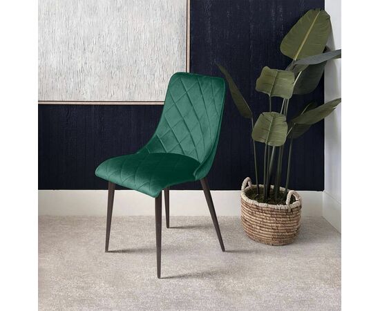 Стул Patrik, бархат зеленый 19, изображение 8 | Интернет магазин мебели и декора LifeDekor