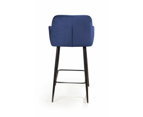 Стул полубарный Robert, бархат синий 29, изображение 2 | Интернет магазин мебели и декора LifeDekor