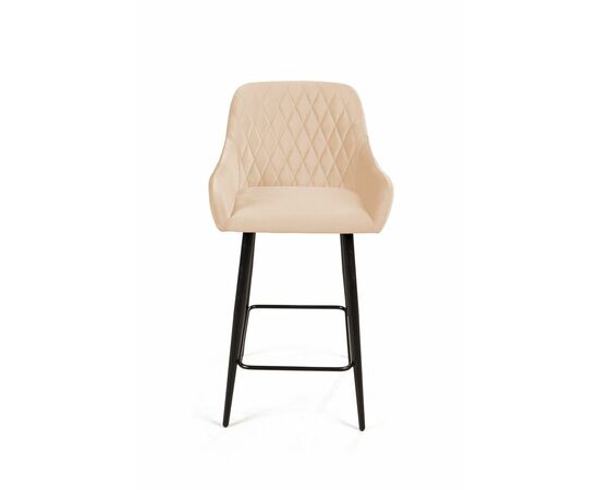 Стул полубарный Robert, бархат бежевый 5, изображение 2 | Интернет магазин мебели и декора LifeDekor