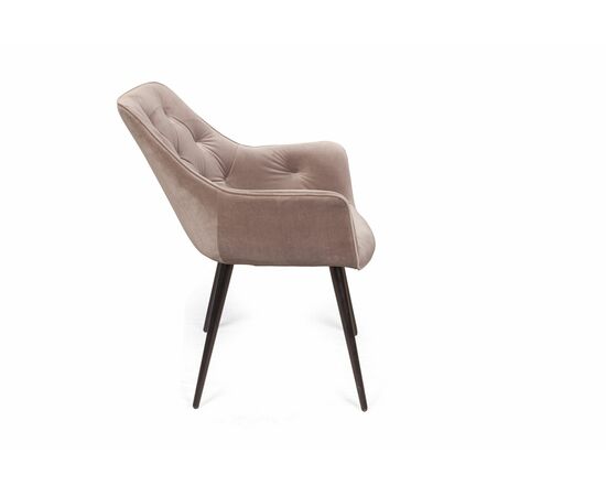 Стул поворотный 360 градусов Archi, бархат бежевый 5, опора конус, изображение 3 | Интернет магазин мебели и декора LifeDekor