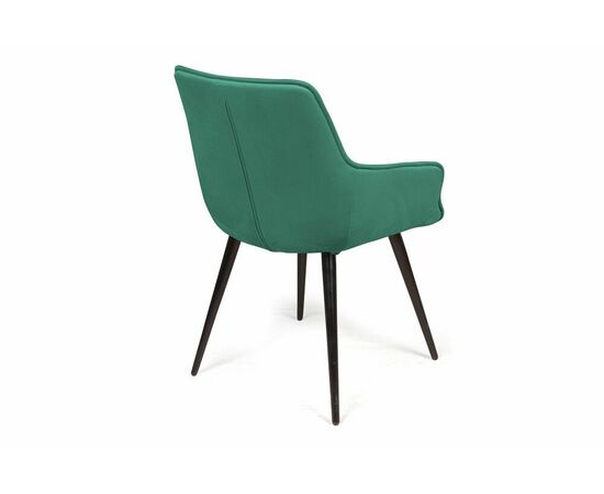 Стул Capri поворотный 90 градусов, функция возврата, антишум бархат зеленый 19/ опора конус, изображение 3 | Интернет магазин мебели и декора LifeDekor