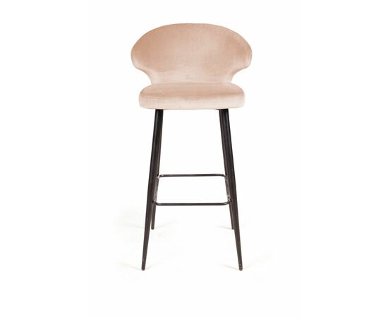 Стул барный Richard, бархат бежевый 5, изображение 3 | Интернет магазин мебели и декора LifeDekor