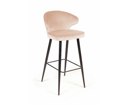 Стул барный Richard, бархат бежевый 5, изображение 4 | Интернет магазин мебели и декора LifeDekor