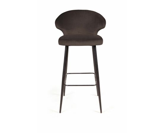 Стул барный Richard, бархат коричневый 12, изображение 3 | Интернет магазин мебели и декора LifeDekor