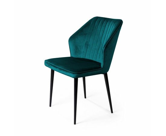 Стул Berg, бархат бирюзовый 87, изображение 2 | Интернет магазин мебели и декора LifeDekor
