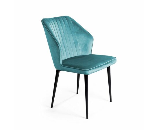 Стул Berg, бархат голубой 88, изображение 2 | Интернет магазин мебели и декора LifeDekor