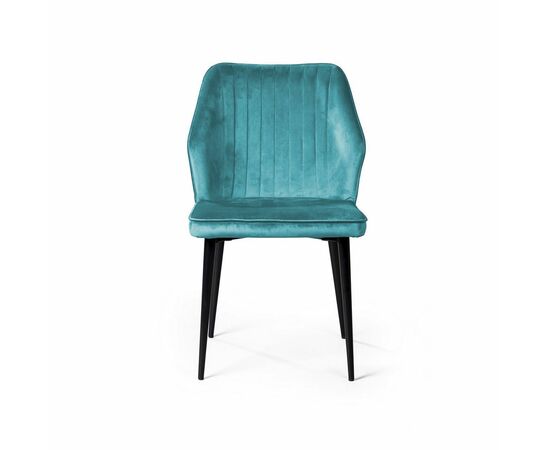 Стул Berg, бархат голубой 88, изображение 3 | Интернет магазин мебели и декора LifeDekor