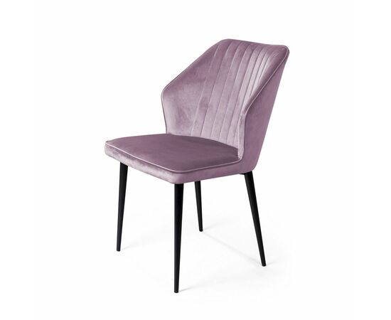 Стул Berg, бархат сиреневый 17, изображение 4 | Интернет магазин мебели и декора LifeDekor