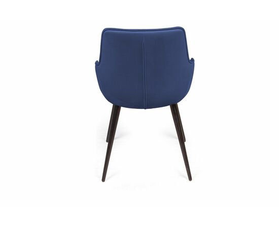 Стул Capri поворотный 90 градусов, функция возврата, антишум бархат синий 29/ опора конус, изображение 6 | Интернет магазин мебели и декора LifeDekor