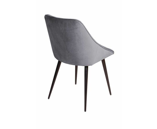 Стул Neo бархат серый 27/опора конус, изображение 3 | Интернет магазин мебели и декора LifeDekor