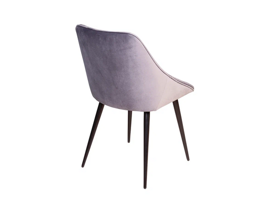 Стул Neo бархат светло-серый 26/опора конус, изображение 3 | Интернет магазин мебели и декора LifeDekor