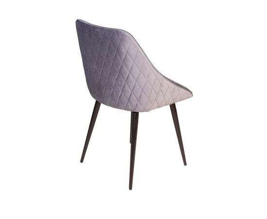 Стул Neo ромб, поворотный на 90 градусов, функция возврата, антишум, бархат светло-серый 26/опора конус, изображение 5 | Интернет магазин мебели и декора LifeDekor