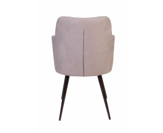 Стул поворотный на 90 градусов, функция возврата, антишум Hunt ромб, бархат пепельно-бежевый 25 / чёрный конус, изображение 6 | Интернет магазин мебели и декора LifeDekor