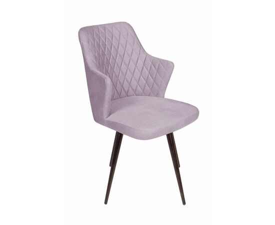 Стул поворотный на 90 градусов, функция возврата, антишум Hunt ромб, бархат светло-серый 26 / чёрный конус | Интернет магазин мебели и декора LifeDekor