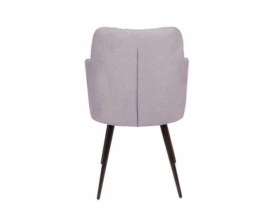 Стул поворотный на 90 градусов, функция возврата, антишум Hunt ромб, бархат светло-серый 26 / чёрный конус, изображение 6 | Интернет магазин мебели и декора LifeDekor