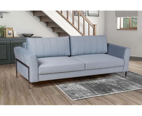 Fiji диван-кровать трехместный прямой, велюр, изображение 7 | Интернет магазин мебели и декора LifeDekor