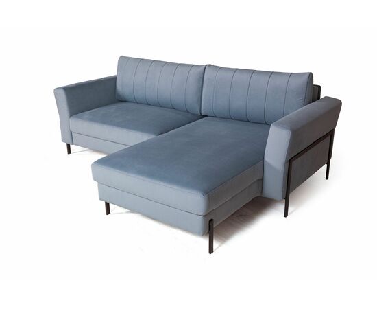 Fiji диван-кровать с шезлонгом, велюр, изображение 3 | Интернет магазин мебели и декора LifeDekor