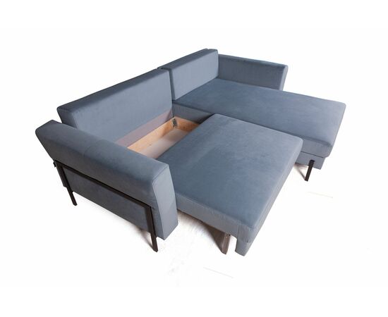 Fiji диван-кровать с шезлонгом, велюр, изображение 6 | Интернет магазин мебели и декора LifeDekor