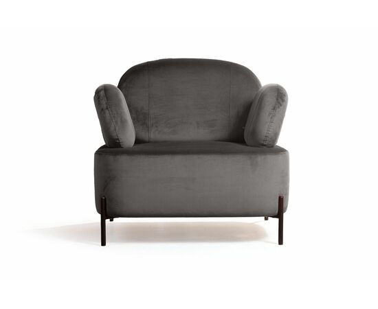 Кресло Dandy, бархат антрацит 14, изображение 2 | Интернет магазин мебели и декора LifeDekor