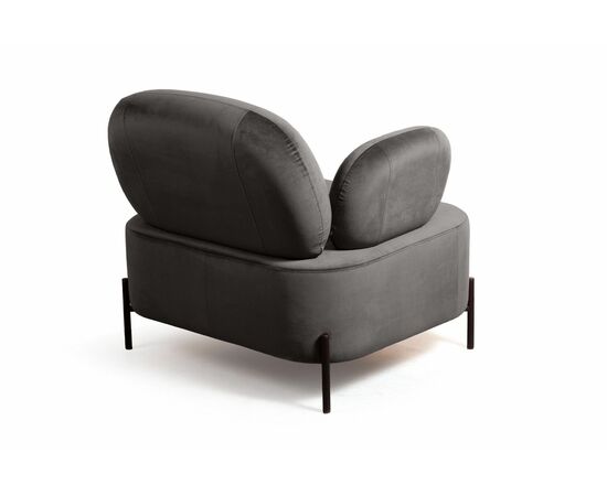 Кресло Dandy, бархат антрацит 14, изображение 3 | Интернет магазин мебели и декора LifeDekor