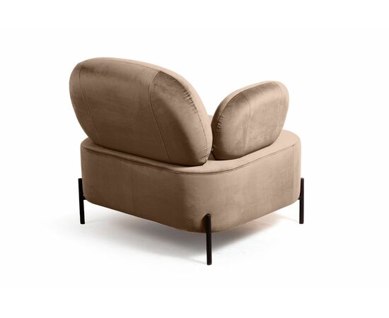 Кресло Dandy, бархат бежевый 5, изображение 3 | Интернет магазин мебели и декора LifeDekor