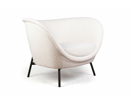 Лаунж кресло COUTURE букле светлый, изображение 4 | Интернет магазин мебели и декора LifeDekor